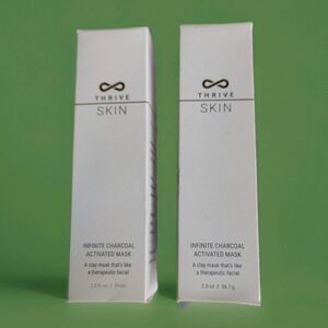 2 Le-vel Thrive Skin Infinite Charcoal Activated Mask Therapeutic Facial 2.0 Oz